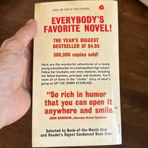 Vintage 1966 Bel Kaufman’s Up The Down Staircase book - Picture 2 of 7